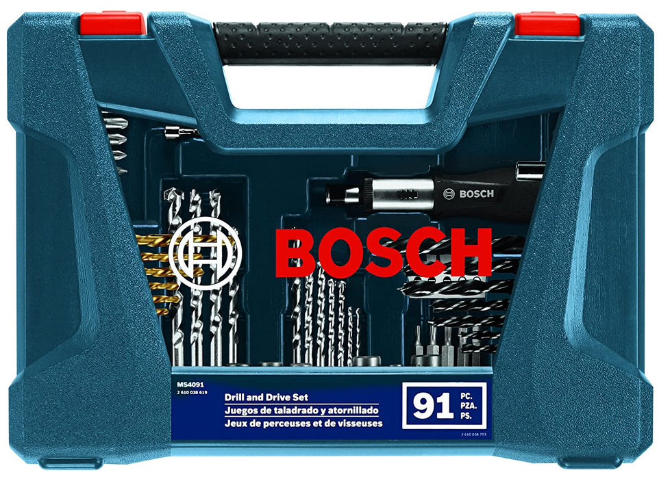 BOSCH 91-Piece Drilling and Driving Mixed Set MS4091