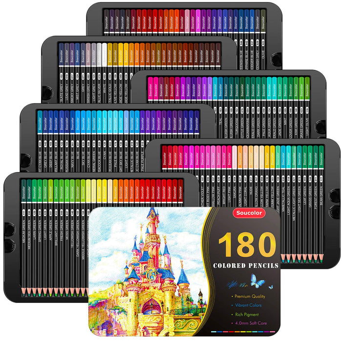 72-color Colored Pencils For Adults Coloring Books, Soft Core