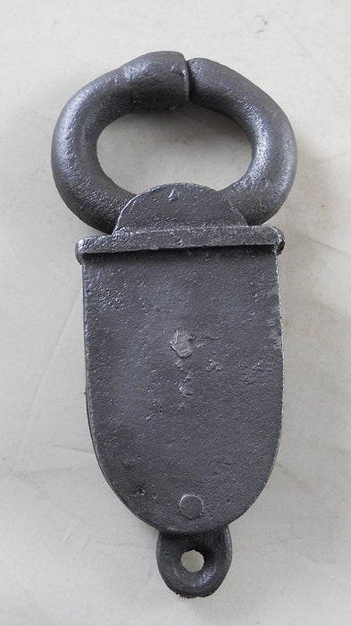 Antique Style Crab Lock Padlock with 2 Skeleton Keys