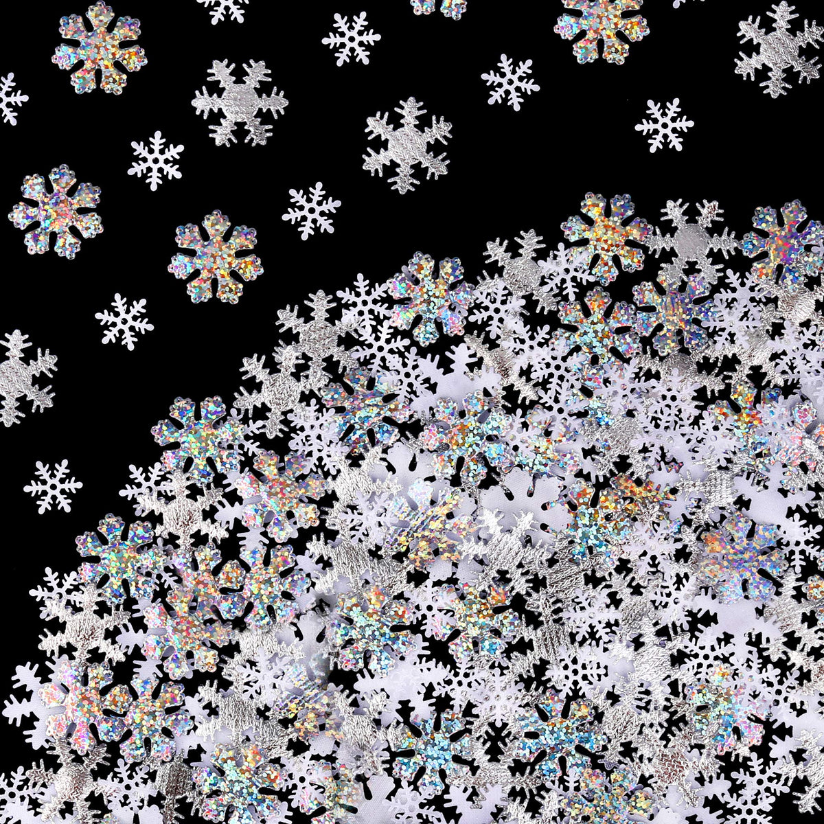 Pink Snowflake Confetti, Glittery Snowflake Table Scatter, Winter  ONEderland Confetti