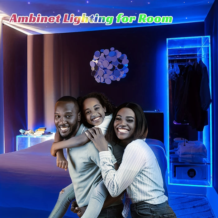 Uniqus Smart LED Strip Lights, Color Changing LED Lights With 44-Key Remote Control, 5V 2835 LED Ambient Lights For Bedroom Room Home